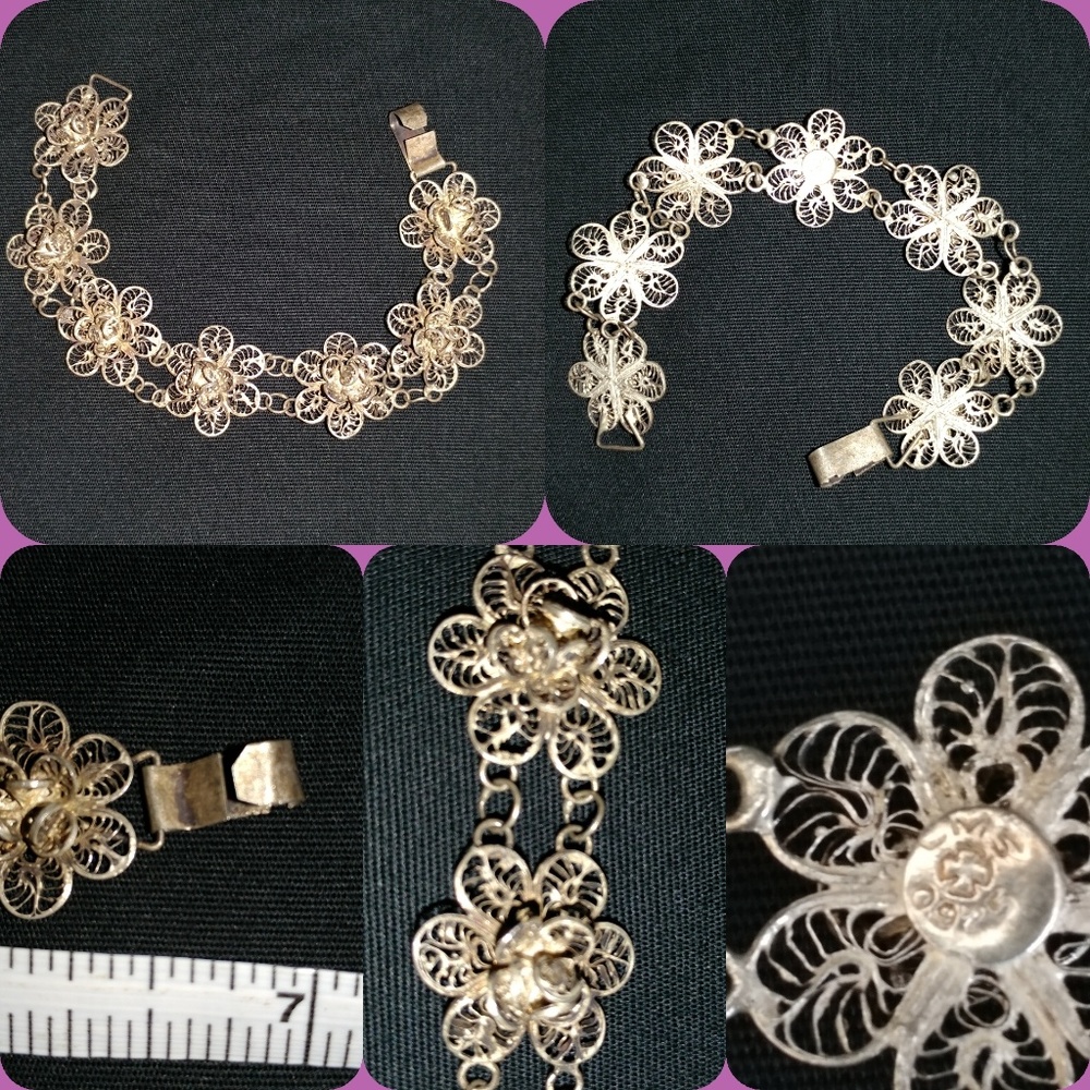 MY MOM'S JEWELRY STERLING SILVER BRACELET